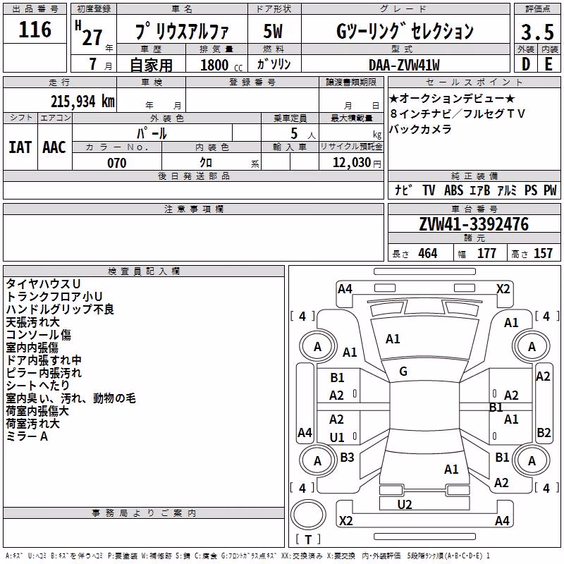 TOYOTA PRIUS ALPHA
