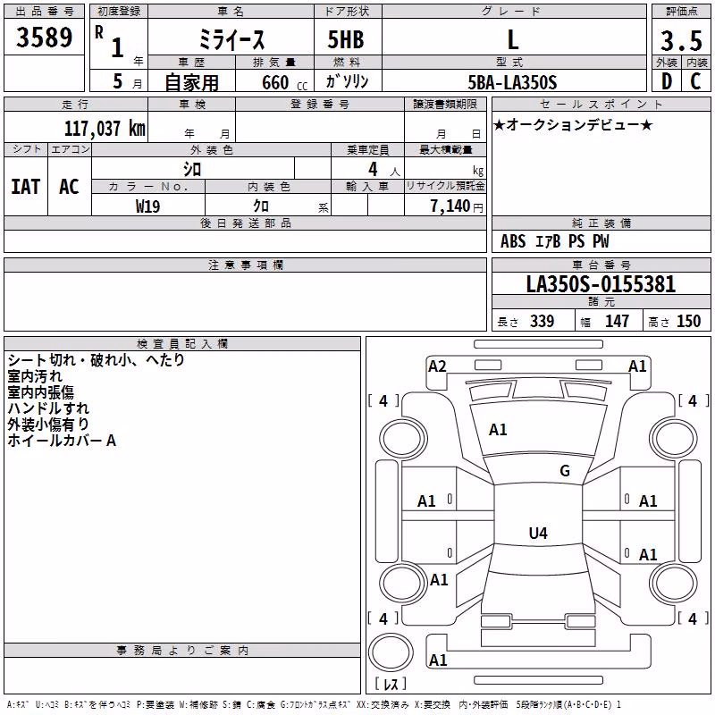 DAIHATSU MIRA E:S