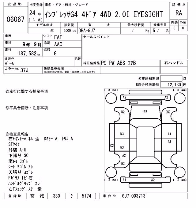 SUBARU IMPREZA