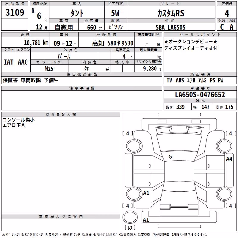 DAIHATSU TANTO