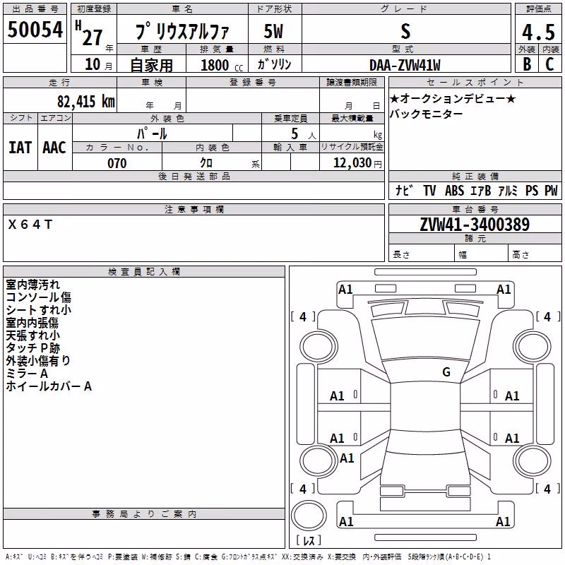 TOYOTA PRIUS ALPHA