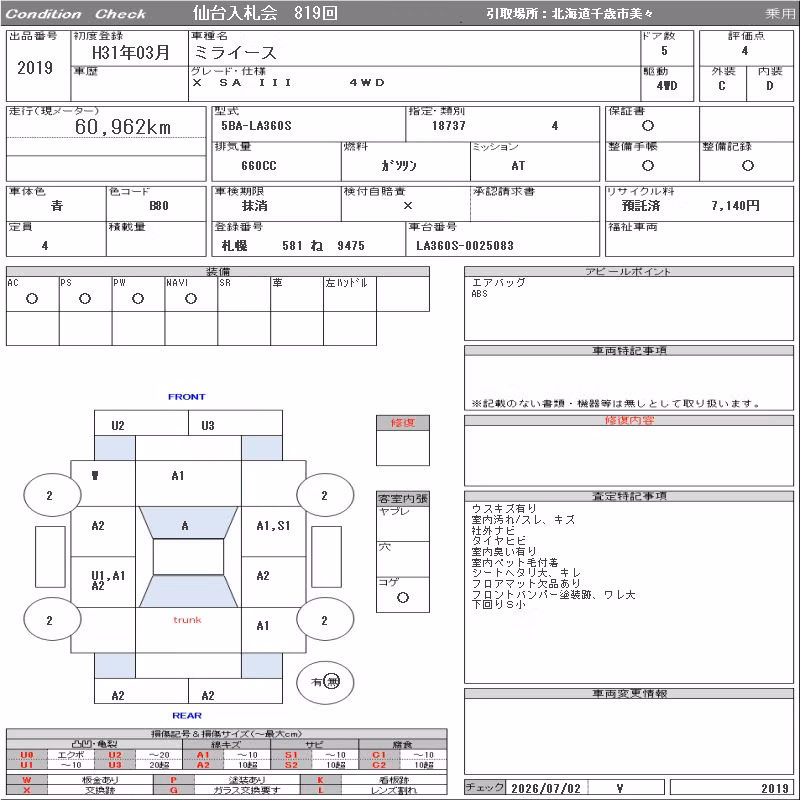 DAIHATSU MIRA E:S