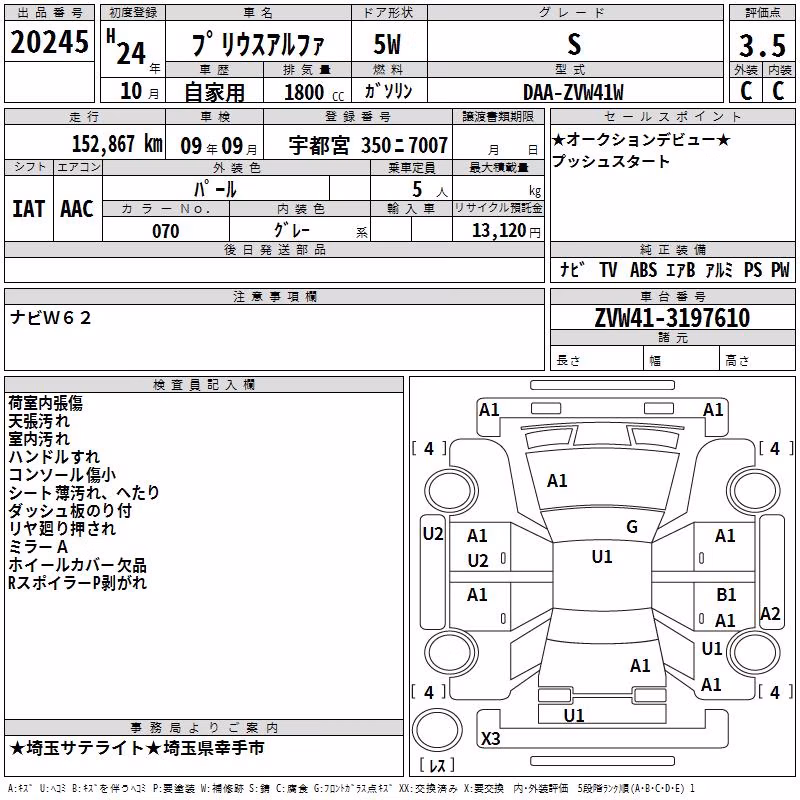 TOYOTA PRIUS ALPHA