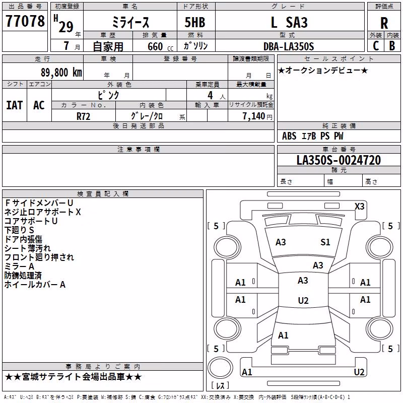 DAIHATSU MIRA E:S