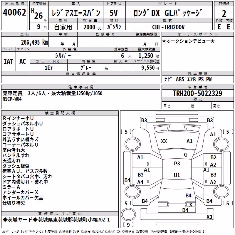 TOYOTA REGIUS ACE