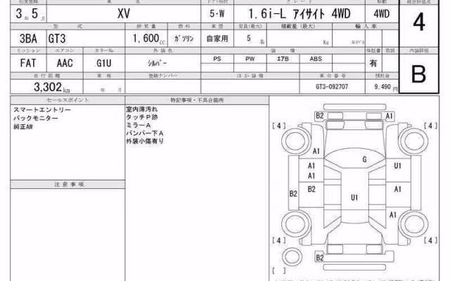 SUBARU XV