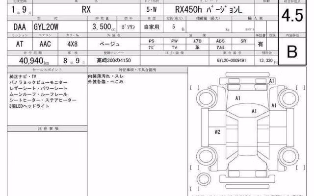 LEXUS RX450H