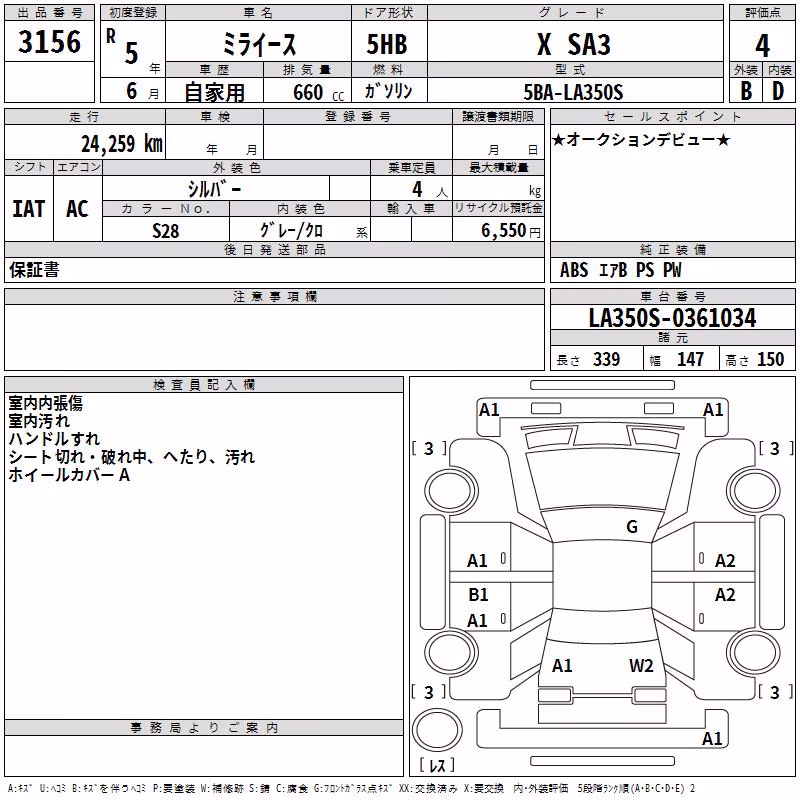 DAIHATSU MIRA E:S