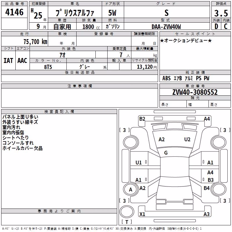 TOYOTA PRIUS ALPHA