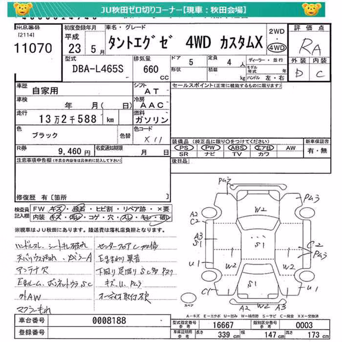 DAIHATSU TANTO EXE