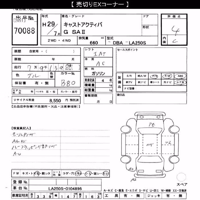 DAIHATSU CAST