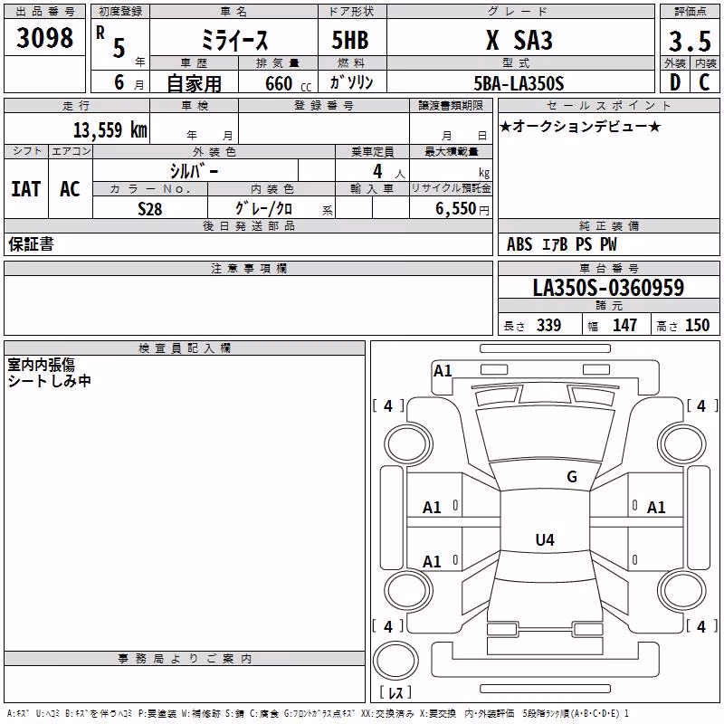 DAIHATSU MIRA E:S