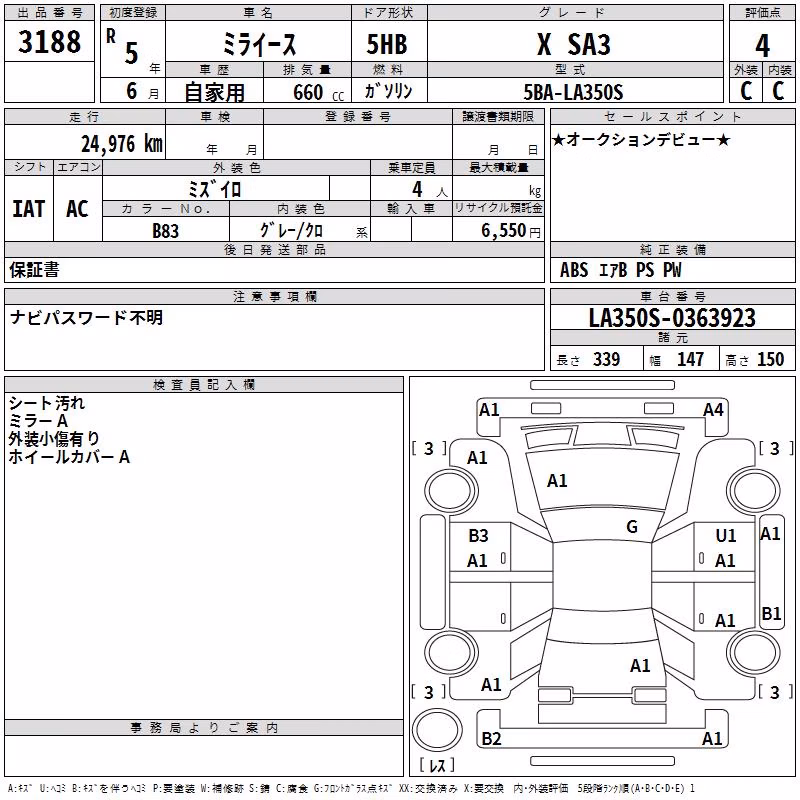 DAIHATSU MIRA E:S