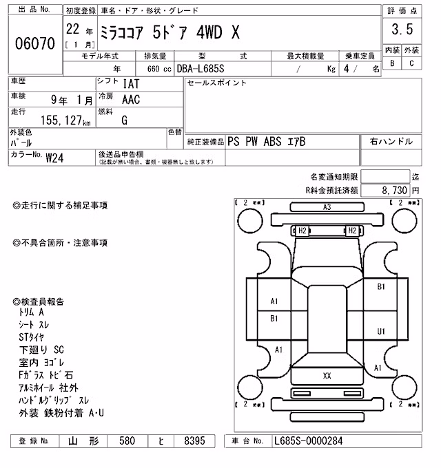DAIHATSU MIRA COCOA