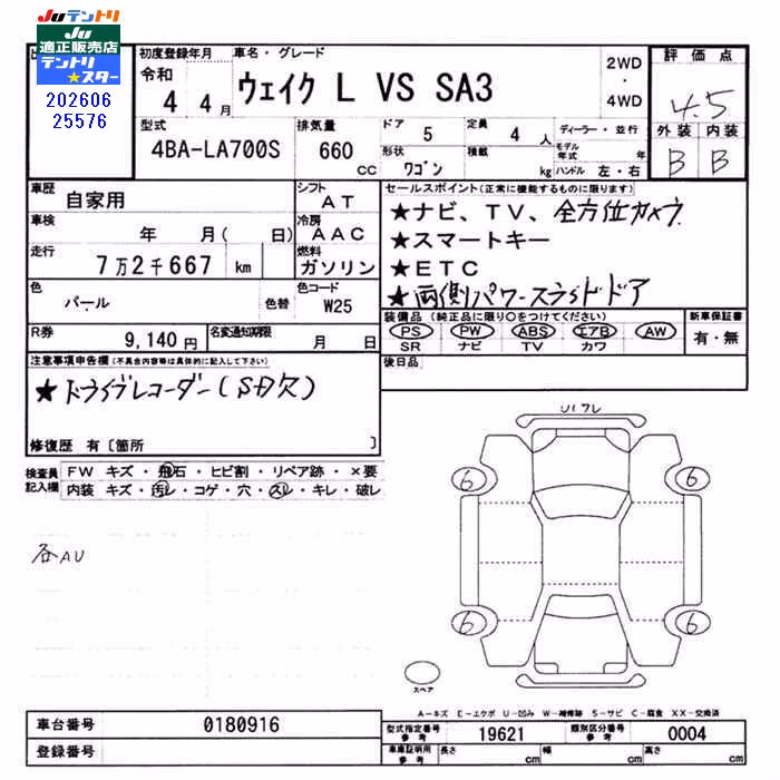 DAIHATSU WAKE