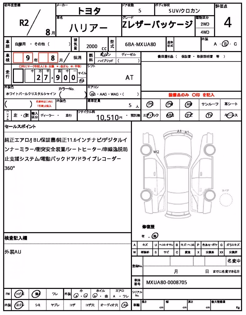 TOYOTA HARRIER