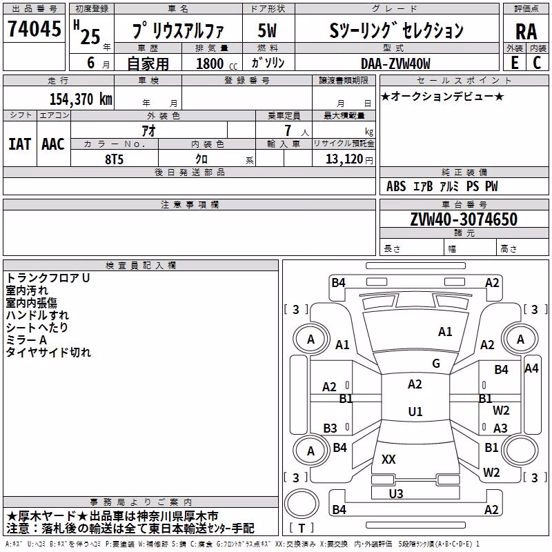 TOYOTA PRIUS ALPHA