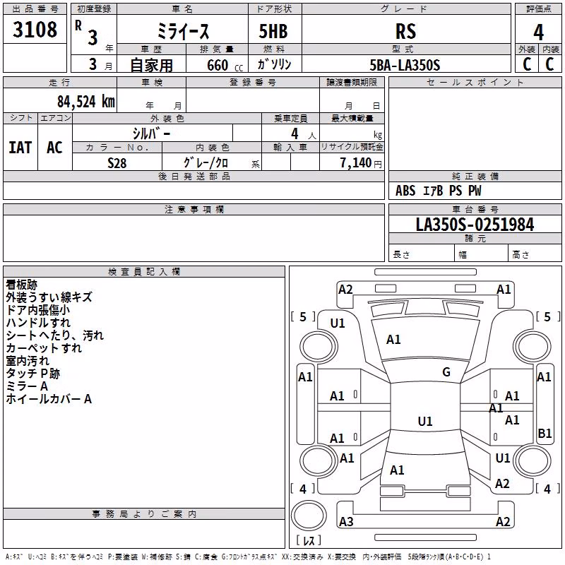 DAIHATSU MIRA E:S