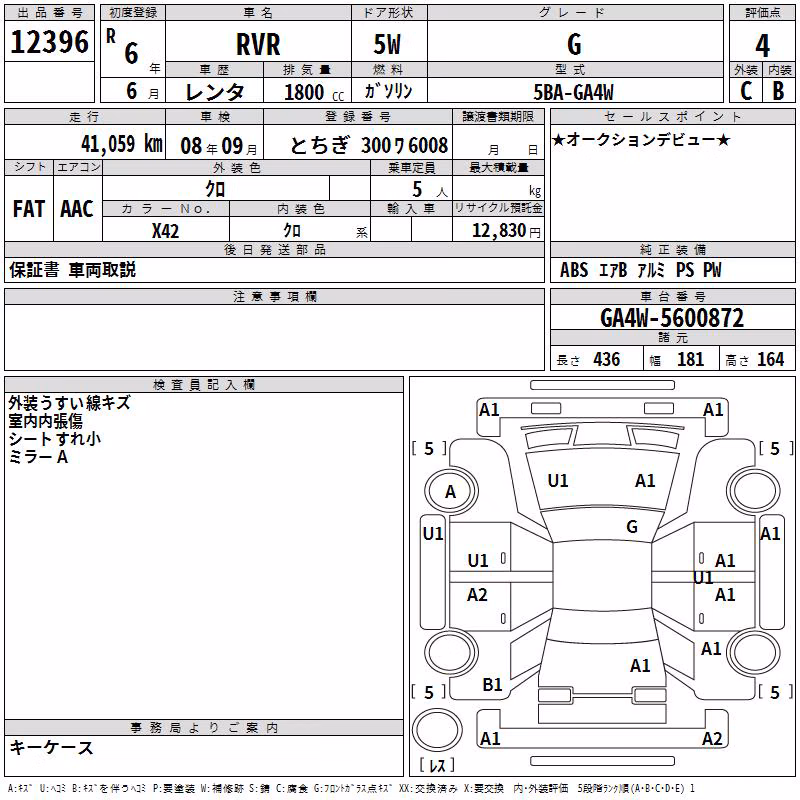 MITSUBISHI RVR