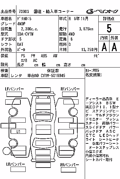 MITSUBISHI DELICA D:5
