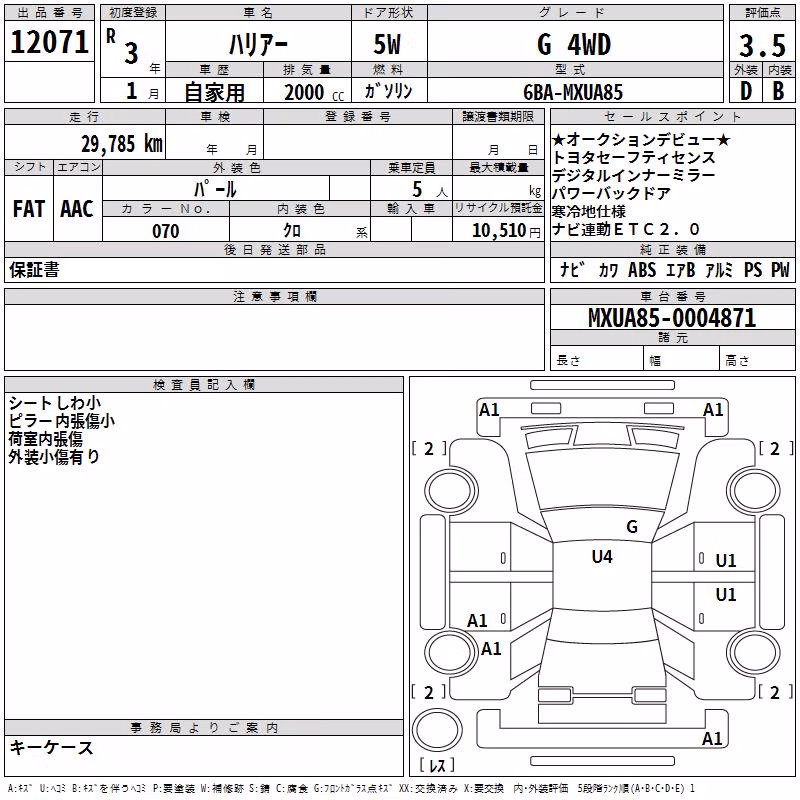 TOYOTA HARRIER