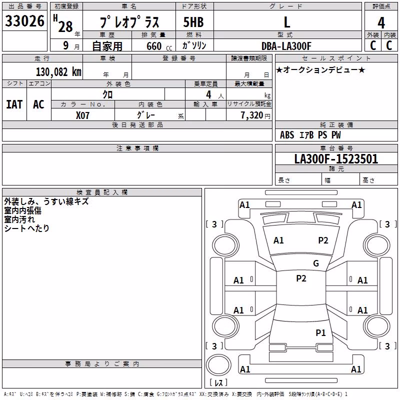 SUBARU PLEO PLUS