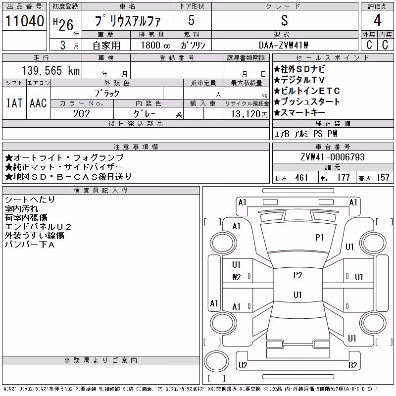 TOYOTA PRIUS ALPHA