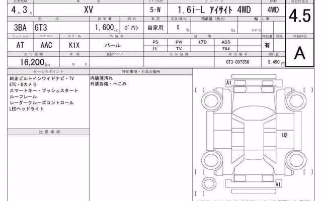 SUBARU XV