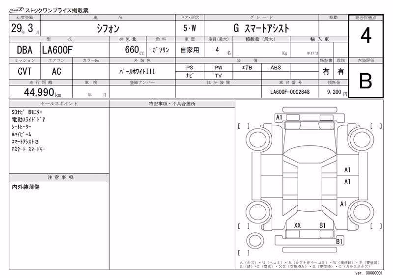 SUBARU CHIFFON