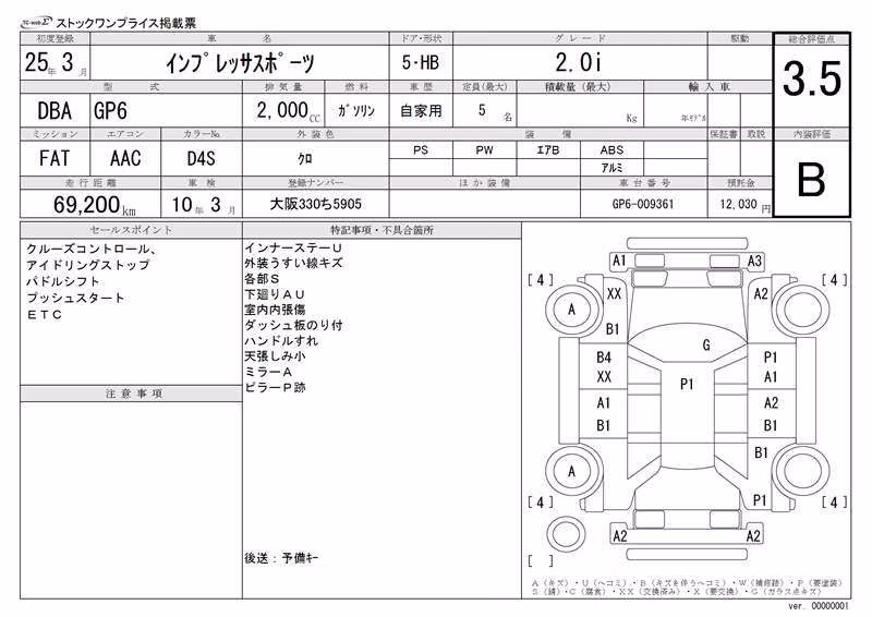 SUBARU IMPREZA