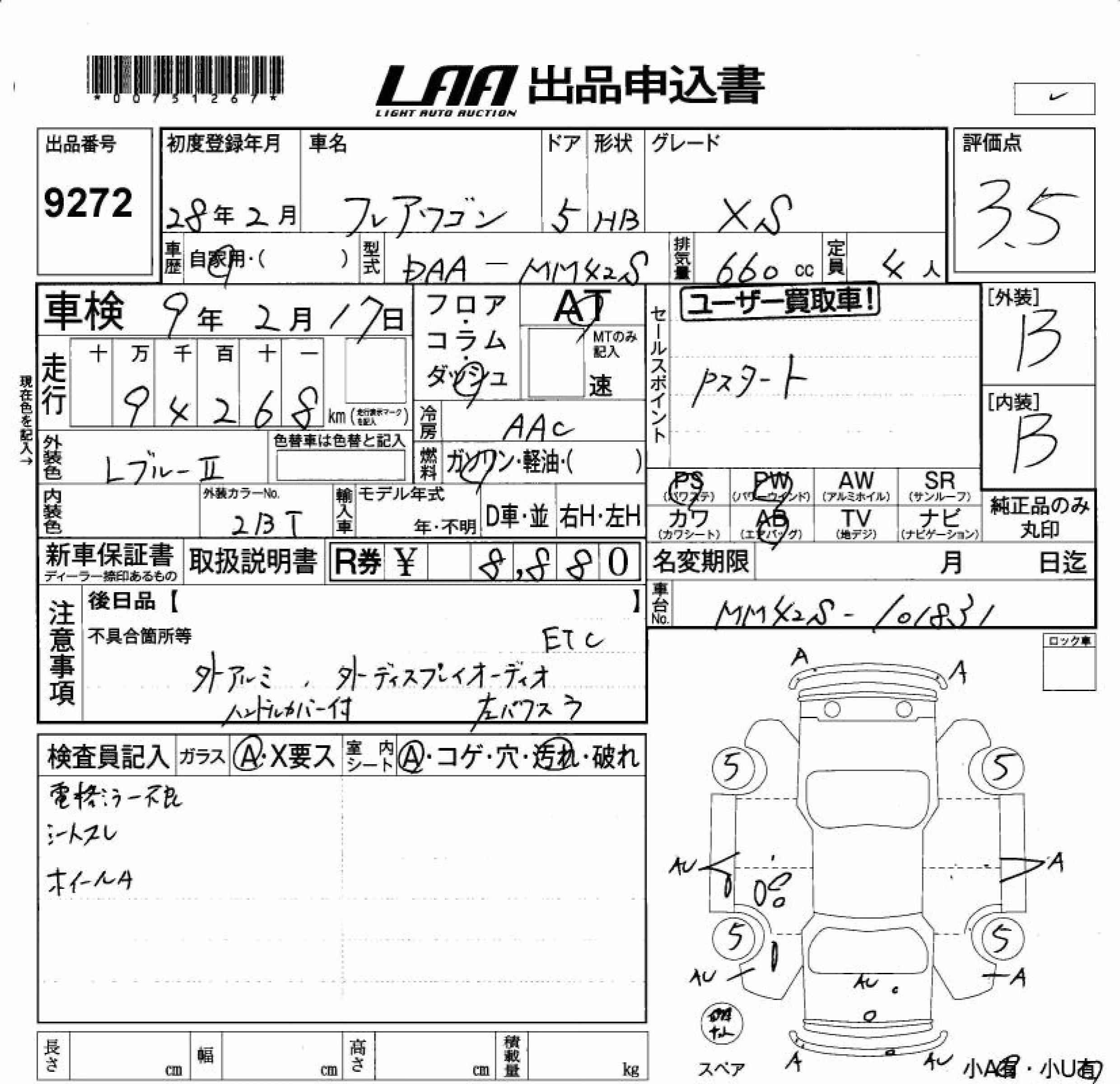MAZDA FLAIR WAGON