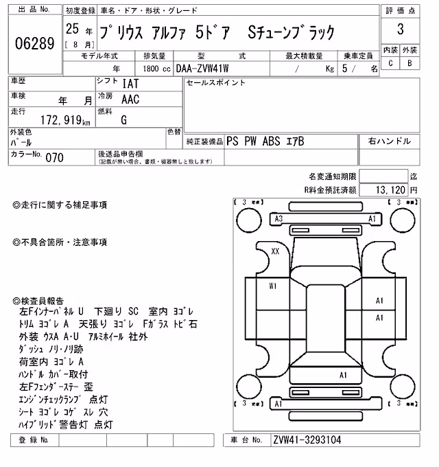 TOYOTA PRIUS ALPHA