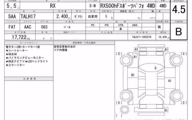 LEXUS RX500H