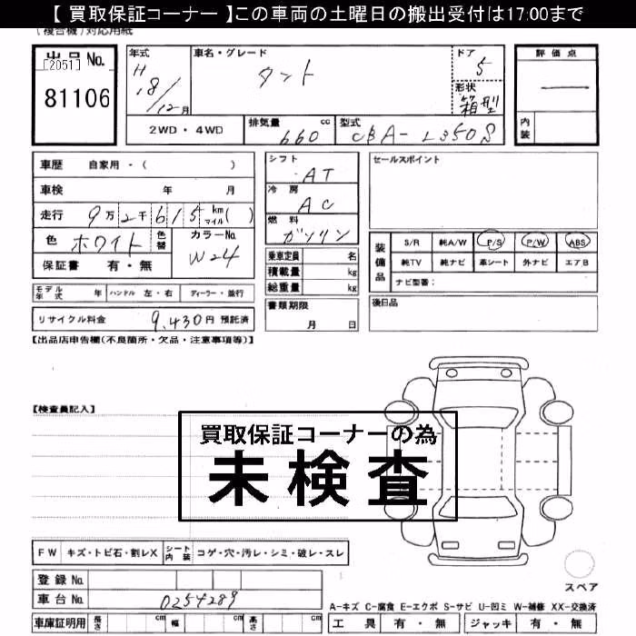 DAIHATSU TANTO