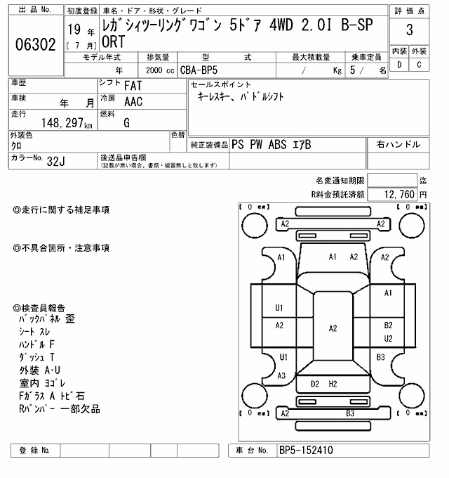SUBARU LEGACY