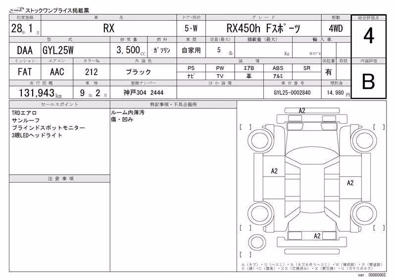 LEXUS RX450H