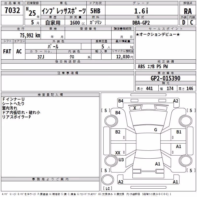 SUBARU IMPREZA