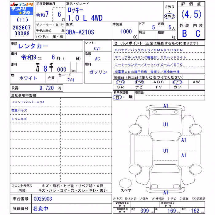 DAIHATSU ROCKY