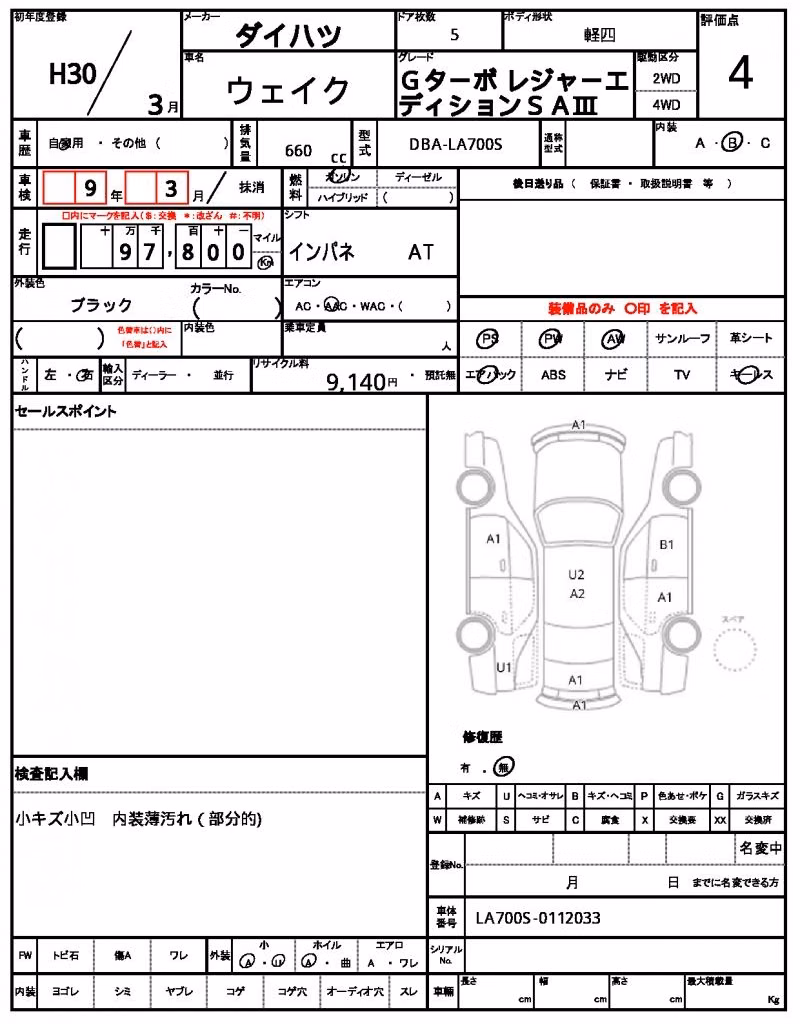 DAIHATSU WAKE