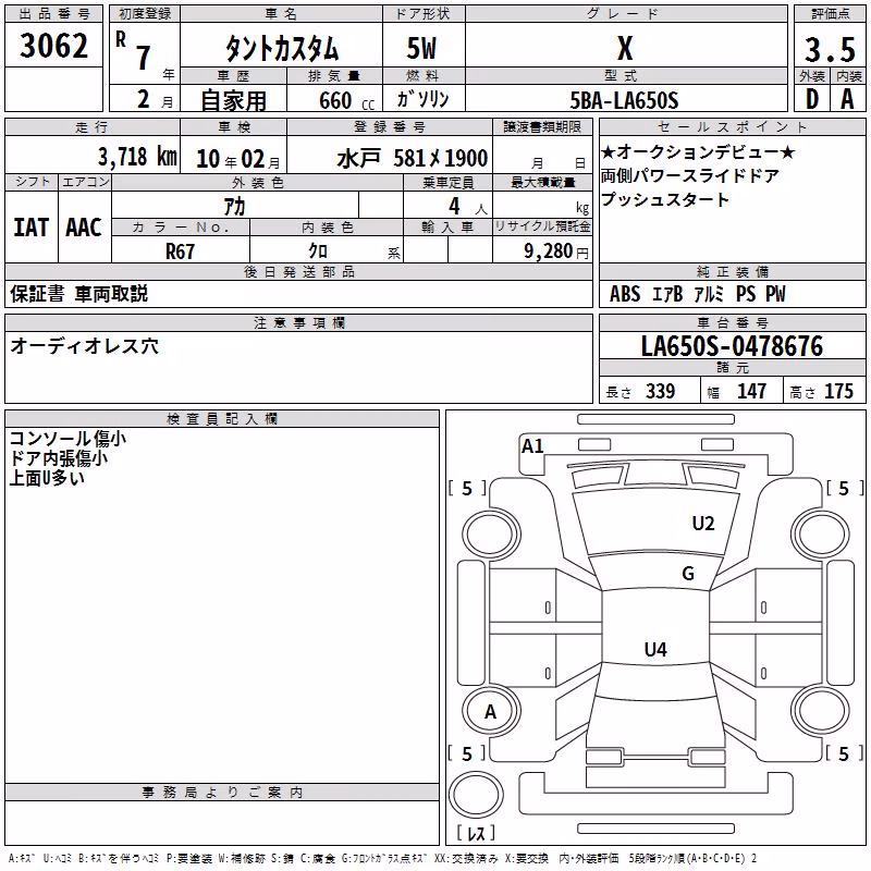 DAIHATSU TANTO