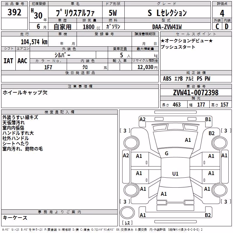 TOYOTA PRIUS ALPHA