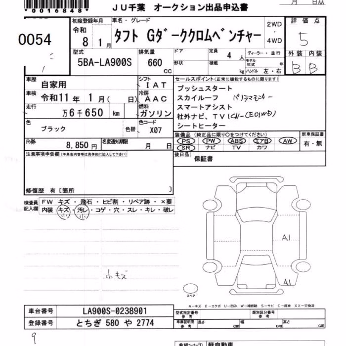 DAIHATSU TAFT