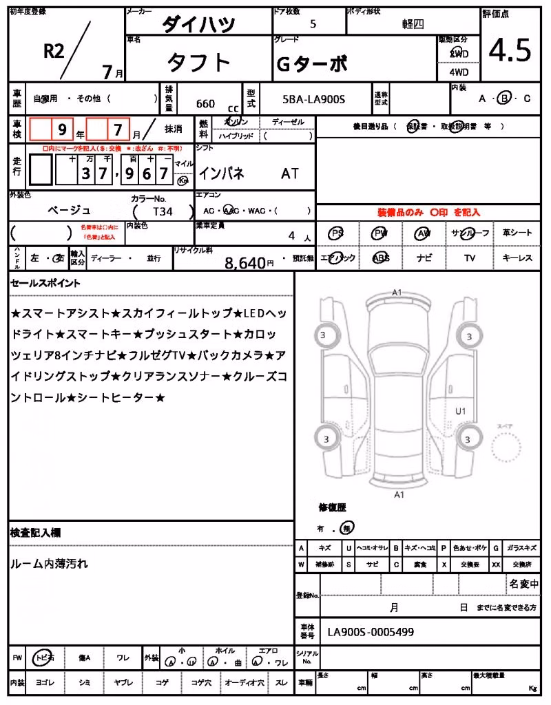 DAIHATSU TAFT