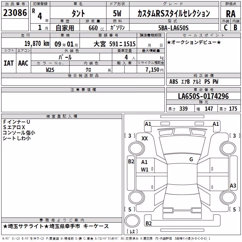 DAIHATSU TANTO