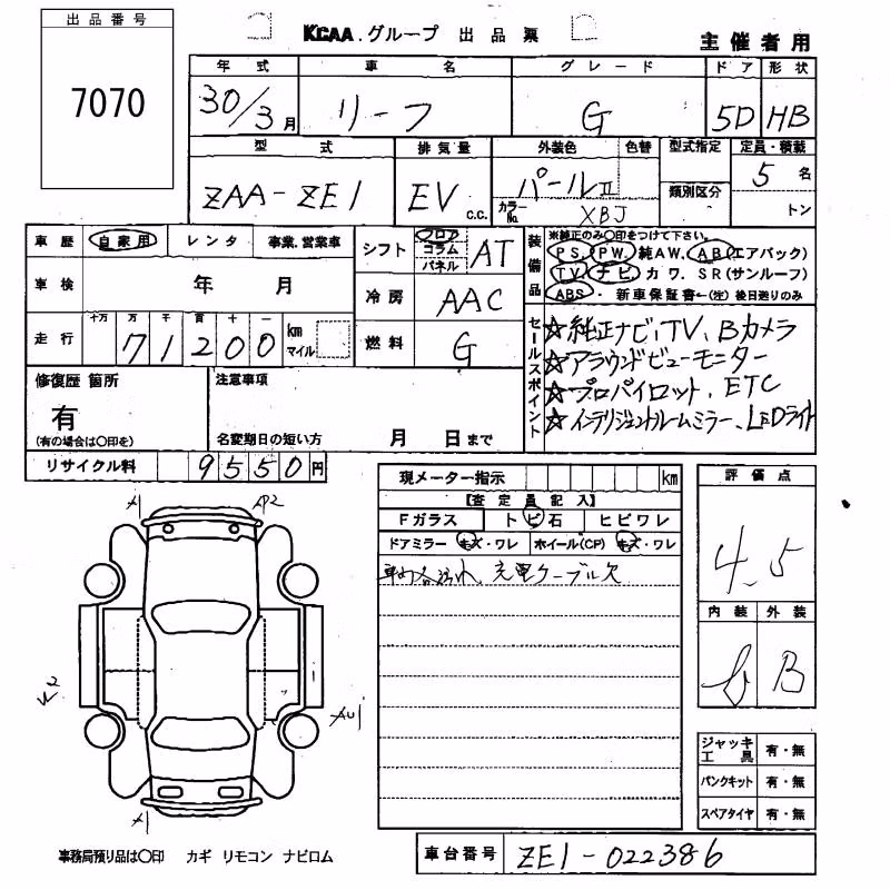 NISSAN LEAF