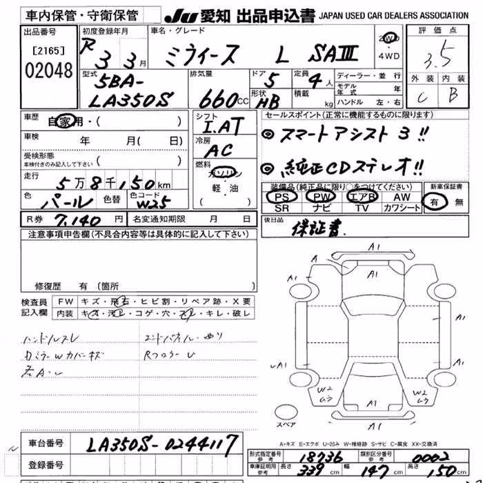 DAIHATSU MIRA E:S