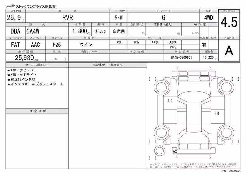 MITSUBISHI RVR