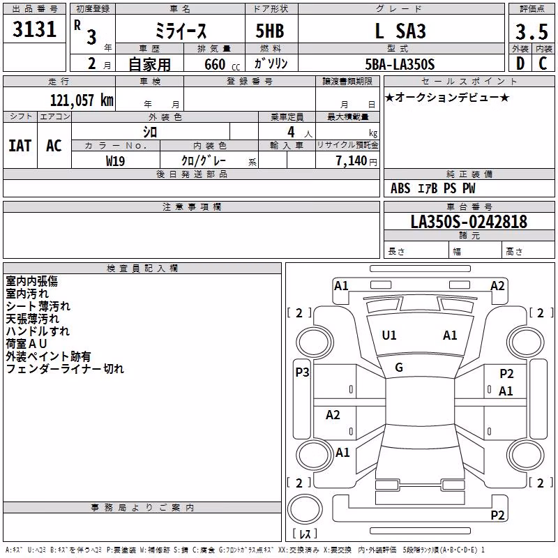 DAIHATSU MIRA E:S