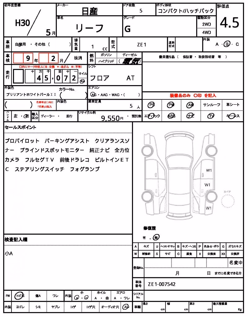 NISSAN LEAF