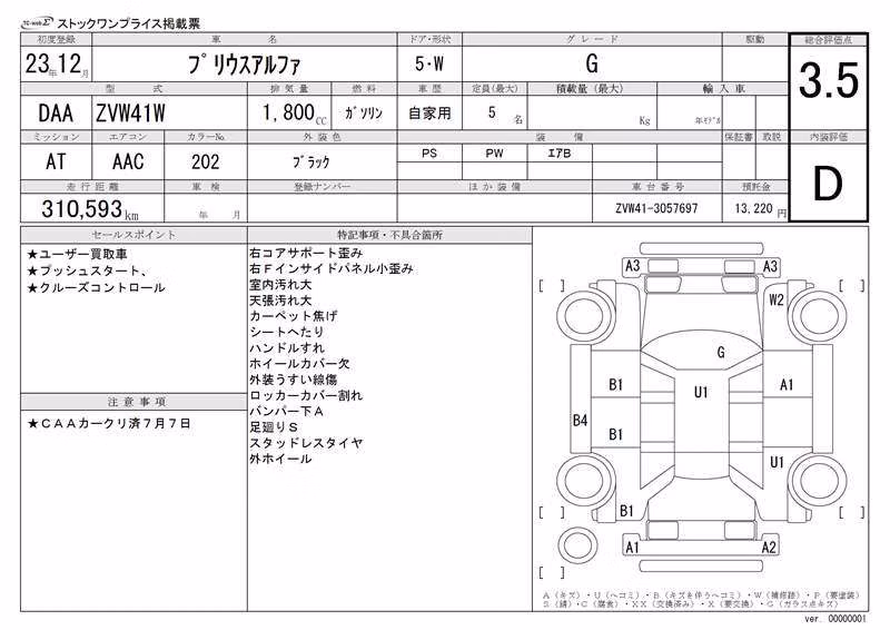 TOYOTA PRIUS ALPHA